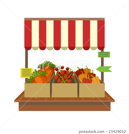 Vegetables On Market Display 23429032