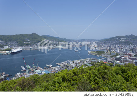 Nabe Crow Mountain觀景台的長崎港觀察 Nabe Crow Mountain觀景台的長崎港觀察 23429092