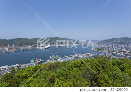 Nabe Crow Mountain觀景台的長崎港觀察 23429093