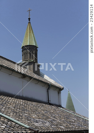 Spire of the Great St. Catholic Church 23429114