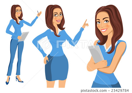 Vector illustration of business lady vector Vector illustration of business lady vector 23429784