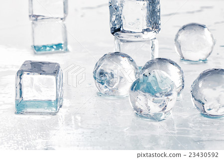 Ice cubes and balls 23430592