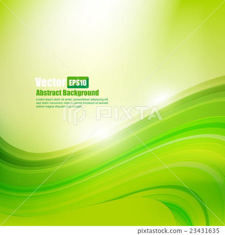 Abstract background Ligth green curve and wave - Stock Illustration ...