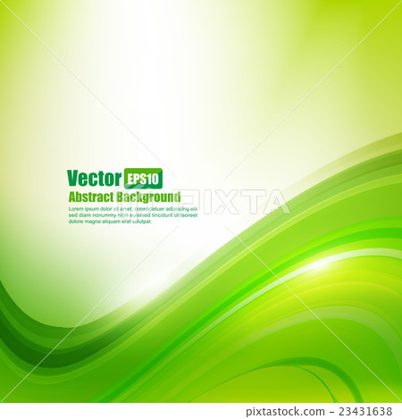 Abstract background Ligth green curve and wave - Stock Illustration ...