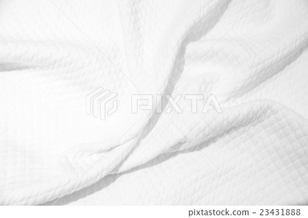 White fabric texture, cotton blanket texture 23431888