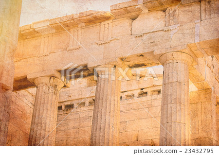 ancient columns in Greece 23432795