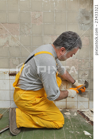 Home renovation, tile demolish 23433321