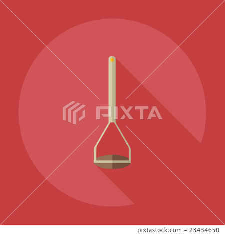 Flat modern design with shadow icons Ladle 23434650