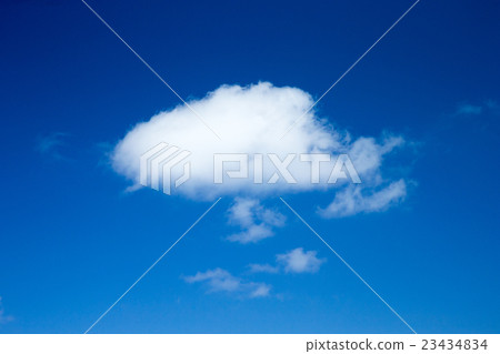 sky background with tiny clouds 23434834