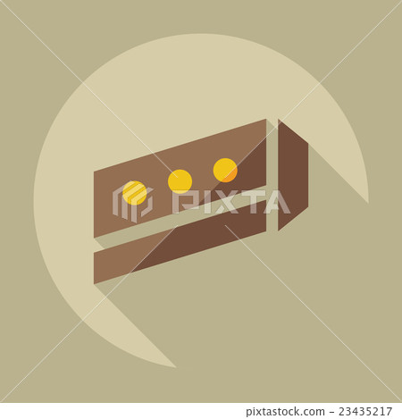 Flat modern design with shadow icons construction - Stock Illustration ...