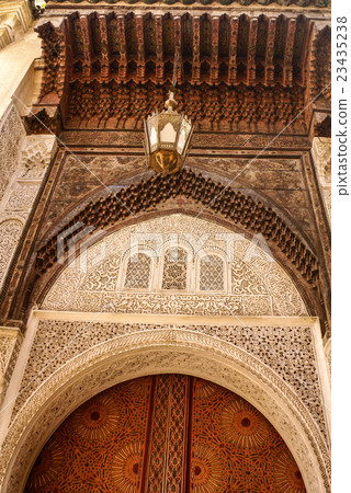 Detail of the beautiful tile mosaic decoration Detail of the beautiful tile mosaic decoration 23435238