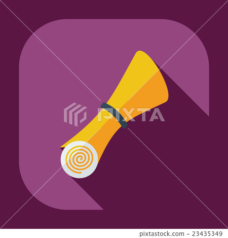 Flat modern design with shadow icons folder decree 23435349