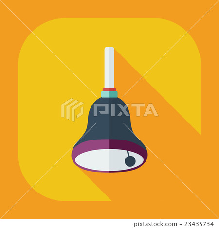 Flat modern design with shadow Icon bell Flat modern design with shadow Icon bell 23435734