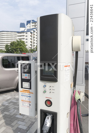 基礎設施電動汽車充電站EV汽車充電設施市區 23436641