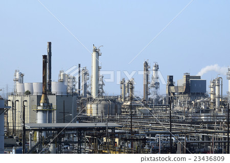 煉油廠在美國，加利福尼亞，洛杉磯 23436809