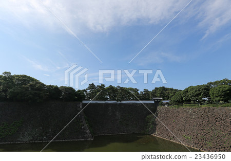Kita-Tsubasu bridge and blue sky Kita-Tsubasu bridge and blue sky 23436950