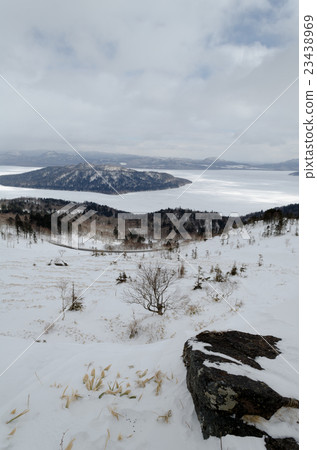 Lake Kussharo Snow Lake Kussharo Snow 23438969