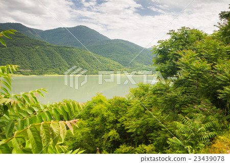 Mountain Lake in the Caucasian mountains 23439078