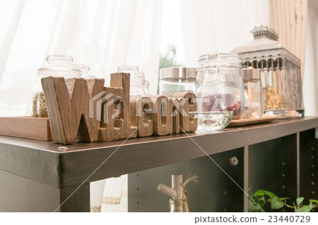 Inside of the esthetic shop 23440729