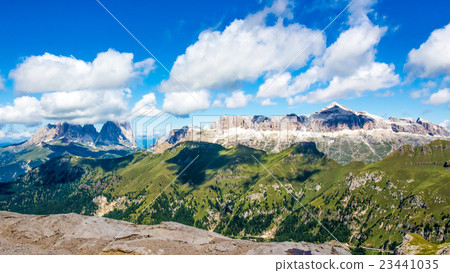 view of the groups of Sella and Langkofel 23441035