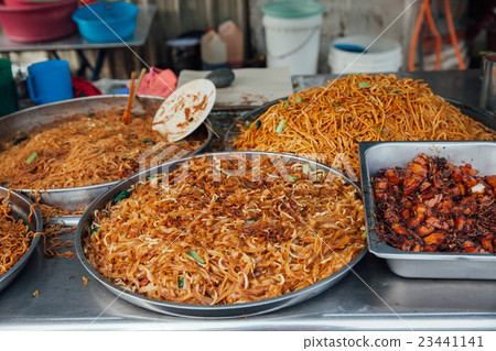 Fried noodles at the Kimberly Street, Penang Fried noodles at the Kimberly Street, Penang 23441141