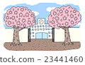 學校和櫻花 23441460
