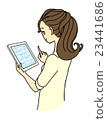 女人的平板電腦 23441686