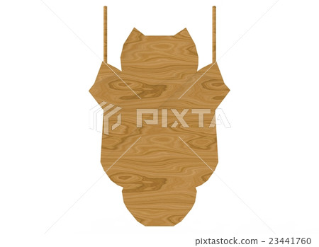 3d illustration of low poly plaque sign. 3d illustration of low poly plaque sign. 23441760