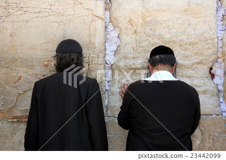 Wailing Wall in the Old City of Jerusalem 23442099