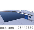 3d illustration of pool 23442589