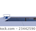 3d illustration of pool 23442590