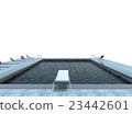 3d illustration of pool 23442601