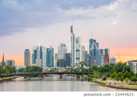 Germany Frankfurt skyline 23443625