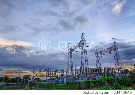 Power Station and Sky 23443649