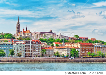 View of the side river Danube View of the side river Danube 23444201