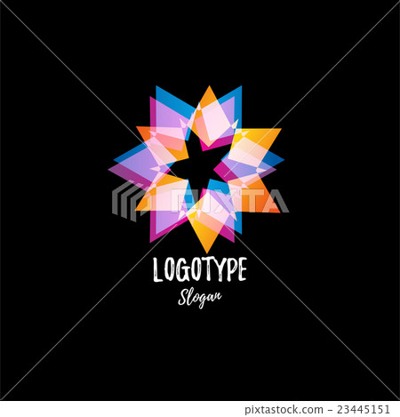 Abstract star. Logo star. Logo vector star - Stock Illustration ...