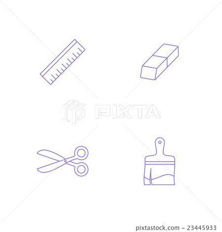 Vector graphics designer tool icon Vector graphics designer tool icon 23445933
