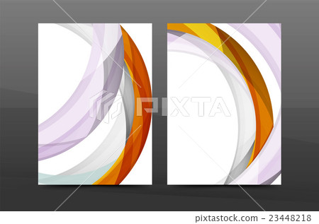 Color waves abstract background geometric A4 Color waves abstract background geometric A4 23448218