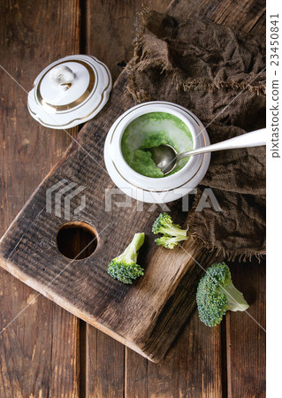 Broccoli mashed with aioli 23450841