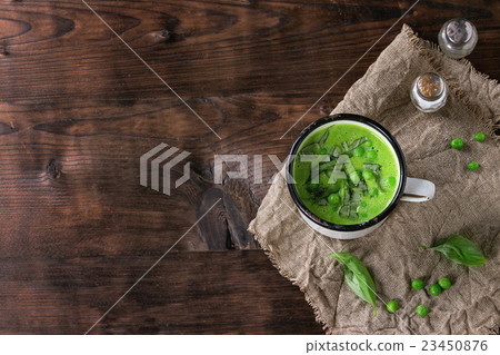 Pea cream soup Pea cream soup 23450876