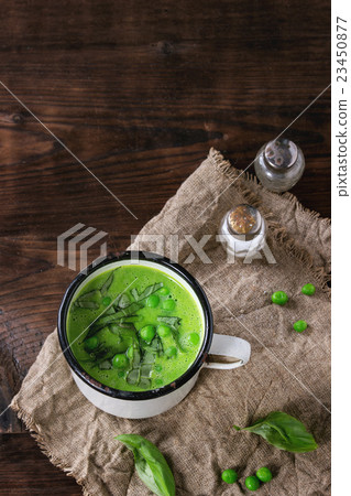 Pea cream soup Pea cream soup 23450877