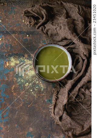 Cup of matcha tea Cup of matcha tea 23451020