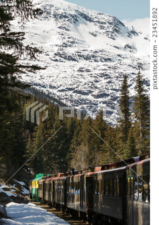 White Pass and Yukon Route in Skagway Alaska White Pass and Yukon Route in Skagway Alaska 23451892