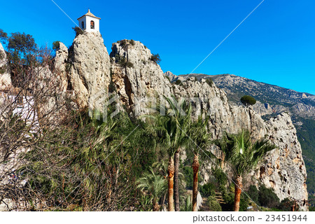 Tower on a rock of Guadalest Tower on a rock of Guadalest 23451944