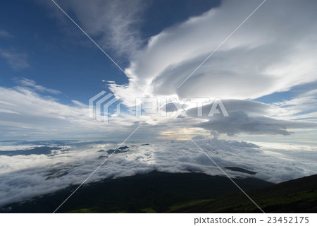 富士山和懸雲 富士山和懸雲 23452175
