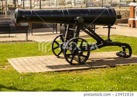 old cast-iron cannon 23452816