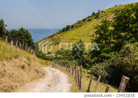 Costa Vasca in the getaria,Spain,europa 23452838
