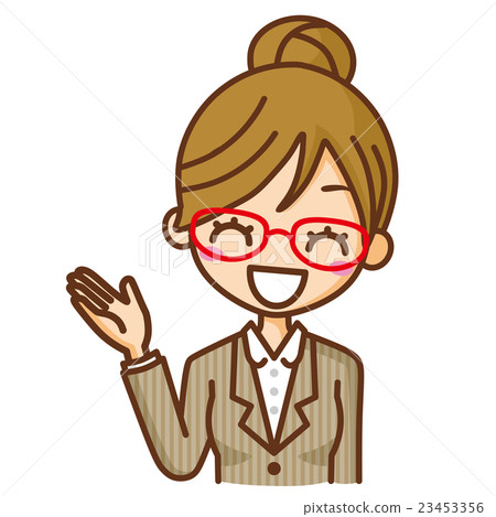 Glass business woman information Glass business woman information 23453356