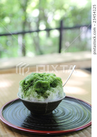 Japanese green tea shave ice 23454125