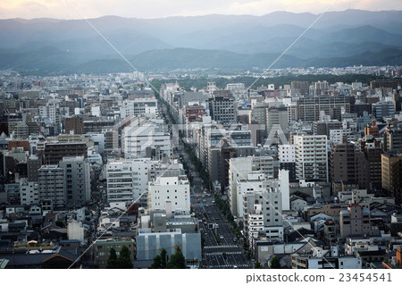 Kyoto, Japan cityscape on sunrise 23454541